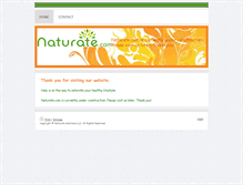 Tablet Screenshot of naturate.com